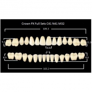 Crown PX/Efucera PX полный гарнитур фронт верх C41, фронт низ N41, боковые М32 (28шт.), Yamahachi