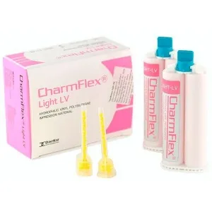 CharmFlex Light-LV - А-силикон, мягкий коррегирующий слой (2*50мл.), DentKist — фото товара