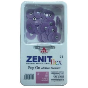 Диски Zenit flex Pop On - средние, диаметр 14мм.(50шт.), President Dental