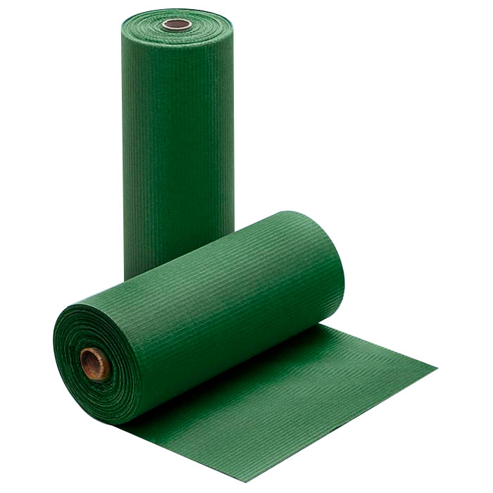 Фартуки для пациентов 61*53см бумажно-пластиковые в рулоне, зелёные (80 шт.), Кристидент