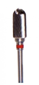 Фреза ТВС C060SM, цилиндр закругленный, 6мм, одинарная насечка, мелкая абразивность — фото товара