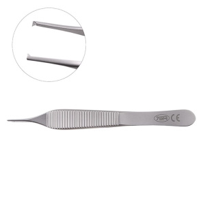 Пинцет стоматологический Адсон, зажим с зубцом, YDM — фото товара