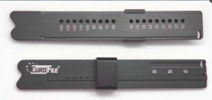 Эндолинейка калибровочная с ножом для гуттаперчи GP Trimmer, 1шт, EuroFile — фото товара