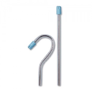 Слюноотсосы Blossom прозрачно-голубые (100шт.), Asa Dental