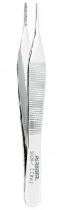 Пинцет анатомический с рифлением, 12 см (1шт.), Asa Dental — фото товара