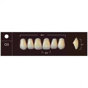 New Ace Anterior - фронтальные верхние, фасон O3 (6шт.) Yamahachi
