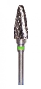 Фреза ТВС F060DС, конус закругленный, 6мм, двойная насечка, крупная абразивность — фото товара