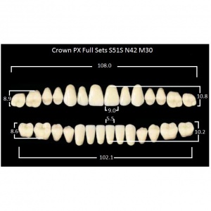 Crown PX/Efucera PX полный гарнитур фронт верх S51S, фронт низ N42, боковые М30 (28шт.), Yamahachi