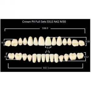 Crown PX/Efucera PX полный гарнитур фронт верх S51S, фронт низ N42, боковые М30 (28шт.), Yamahachi