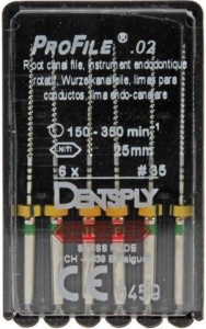 Profile - конус 02, длина 25мм. №35 (6шт.), Maillefer — фото товара