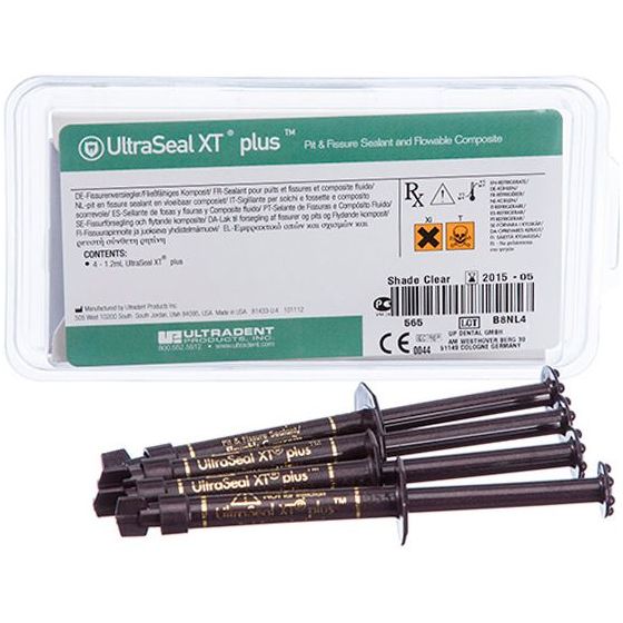 UltraSeal XT plus Clear Refill бесцветный (4шпр.*1,2 мл.), Ultradent 