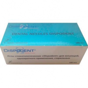 Иглы карпульные 0,4*30мм - 27GL (100шт.), Dispodent