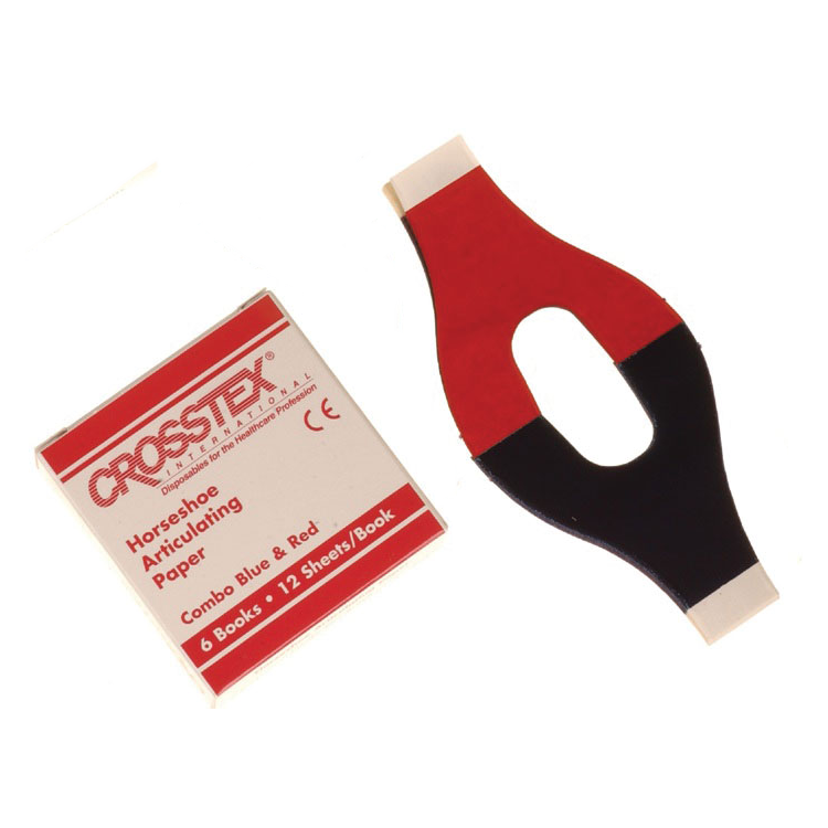 Копирка подковообразная красно-синяя 89 мкм (6*12л.), Crosstex — фото товара