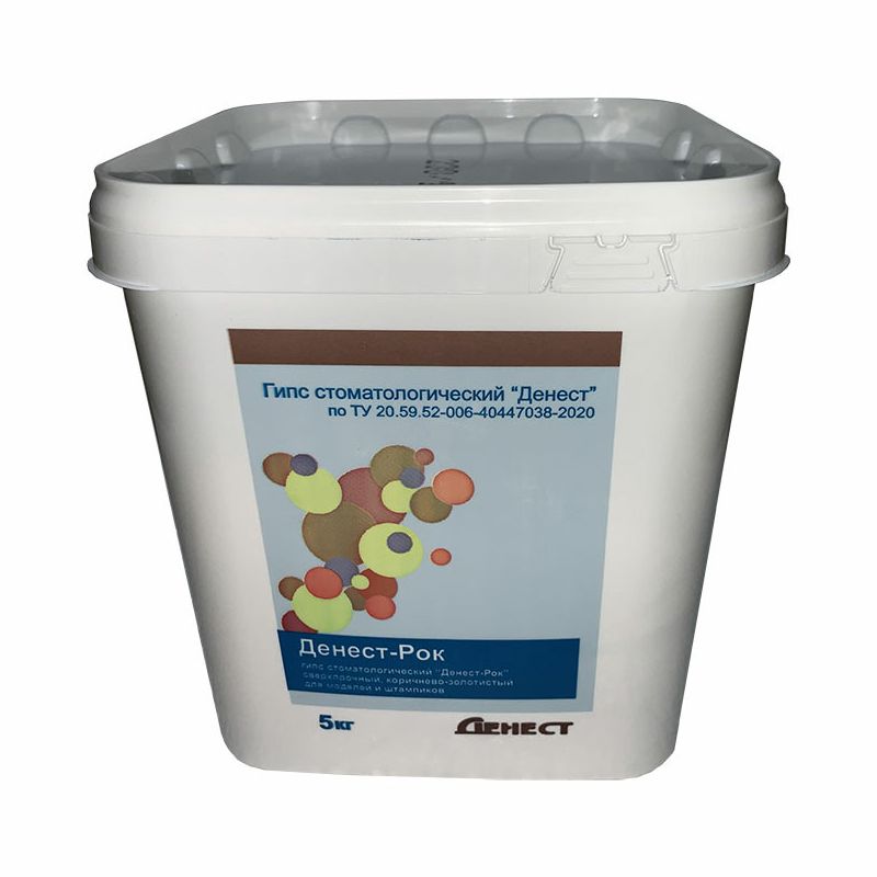 Денест Рок - супергипс IV класса бежевый (5кг.), Eurmed
