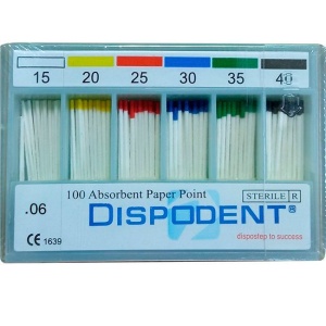 Абсорберы конус 06 №15-40 (100шт), Dispodent