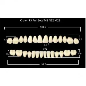 Crown PX/Efucera PX полный гарнитур фронт верх T41, фронт низ N32, боковые М28 (28шт.), Yamahachi