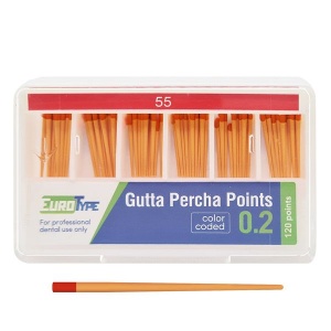 Штифты гуттаперчивые №55 (120шт.), EuroType