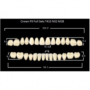 Crown PX/Efucera PX полный гарнитур фронт верх T41S, фронт низ N32, боковые М28 (28шт.), Yamahachi
