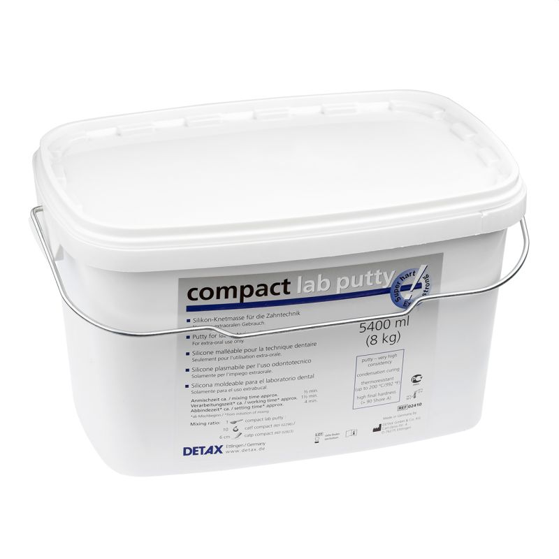 Compact lab - зуботехнический силикон на основе С-силикона (8кг.), Detax