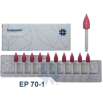 Полир Enforce Pin - конус розовый средний уретановый (10шт.), Kagayaki — фото товара