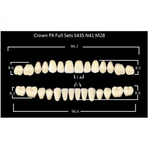 Crown PX/Efucera PX полный гарнитур фронт верх S43S, фронт низ N41, боковые М28 (28шт.), Yamahachi