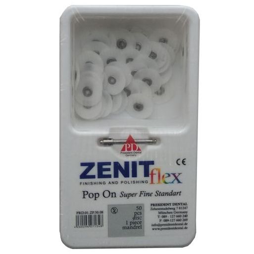 Диски Zenit flex Pop On - супермягкие, диаметр 14мм.(50шт.), President Dental