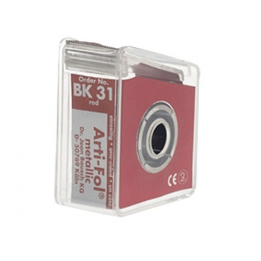 BK 31 - Копирка фольга Arti-Fol красная 12мкм., 22мм. ширина (20м.), Bausch