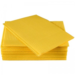 Салфетки нагрудные Премиум интенсив 33*45см, лимонные (500шт.), Кристидент