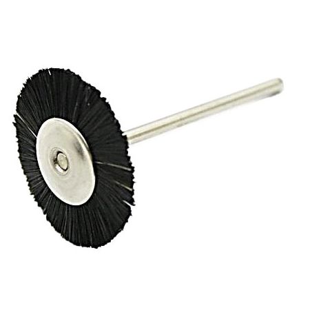 Щётка натуральная, чёрная, диаметр 25мм (1шт.), Songjiang sheshan