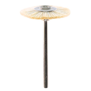 Щётка натуральная, белая, диаметр 22мм (1шт.), Songjiang sheshan — фото товара