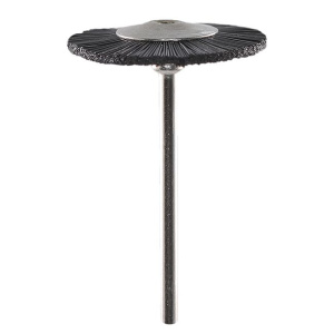 Щётка натуральная, чёрная, диаметр 25мм (1шт.), Songjiang sheshan — фото товара