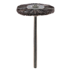 Щётка натуральная, коричневая, диаметр 22мм (1шт.), Songjiang sheshan — фото товара