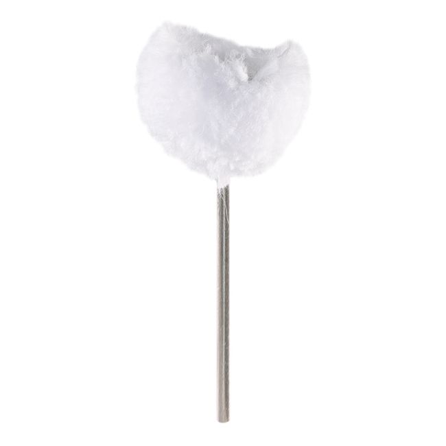 Фильц махровый, белый, диаметр 22мм (1шт.), Songjiang sheshan — фото товара