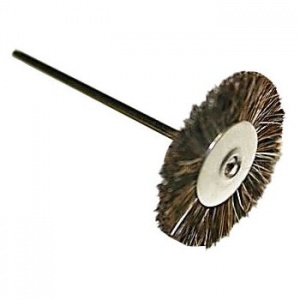 Щётка натуральная, коричневая, диаметр 25мм (1шт.), Songjiang sheshan