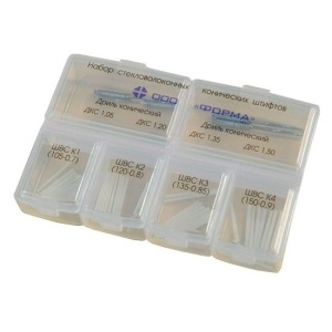 Штифты стекловолоконные К серия - набор (40шт.+4дрилля), Форма