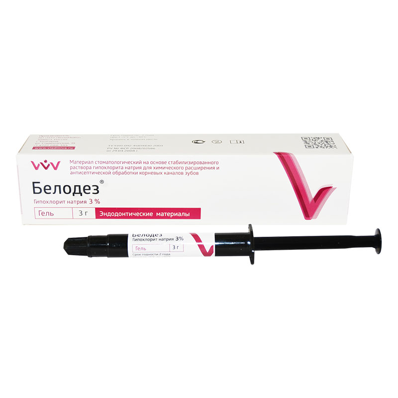 Белодез гель - 3% гипохлорида натрия (3rp.), Владмива — фото товара
