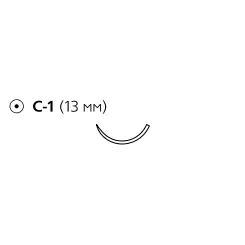 Prolene W8890 5/0 колющая игла (13мм.), 3/8 окружности, длина нити 75см. (12шт.), Ethicon — фото товара