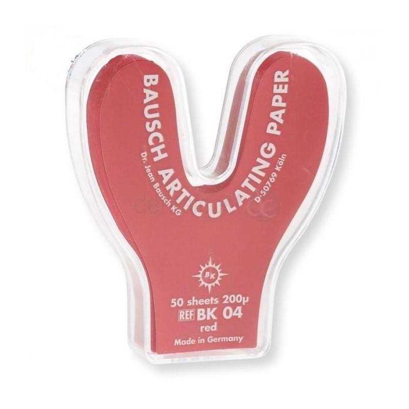 BK 04 - Копирка подкова красная 200мкм. (50л.), Bausch