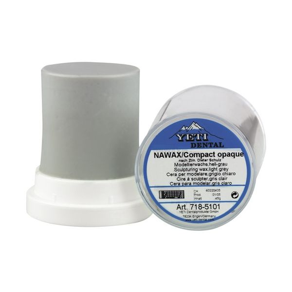 Воск моделировочный Nawax Compact светло серый (45гр.), Yeti — фото товара
