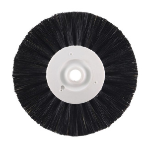 Щётка синтетическая жёсткая, 2-х рядная редкий ворс, диаметр 72мм (1шт.), Songjiang sheshan — фото товара