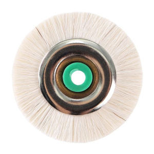 Щётка натуральная щетина, белая мягкая, диаметр 4,2см (1шт.), Songjiang sheshan — фото товара