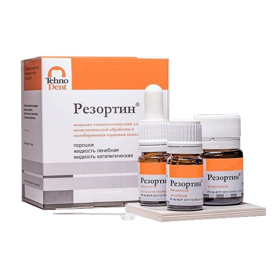 Резортин (2*5мл.+10гр.), ТехноДент — фото товара