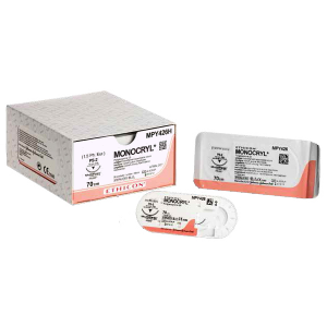 Monocryl - рассасывающийся шовный материал, Ethicon