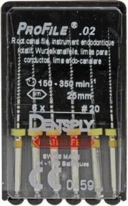 Profile - конус 02, длина 25мм. №20 (6шт.), Maillefer — фото товара