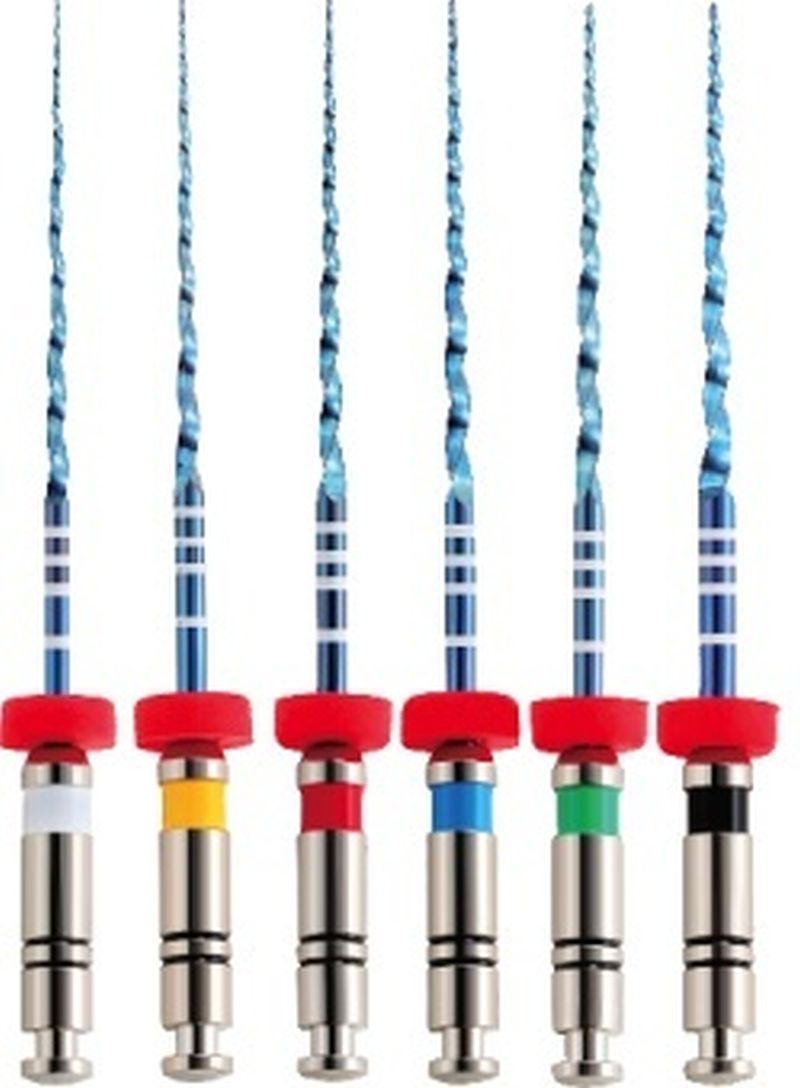 Машинные файлы UltraFiles Blue (Heat Activation) 25мм 02 ассорти 15-40 (6шт), EuroFile — фото товара