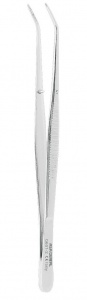 Пинцет анатомический изогнутый N2, 15 см (1шт.), Asa Dental