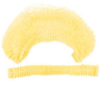 Шапочки Шарлотта на резинке, жёлтая (125шт.), Гекса — фото товара