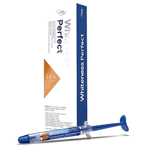 Whiteness Perfect 16% - домашнее ночное отбеливание на основе перекиси карбамида, FGM