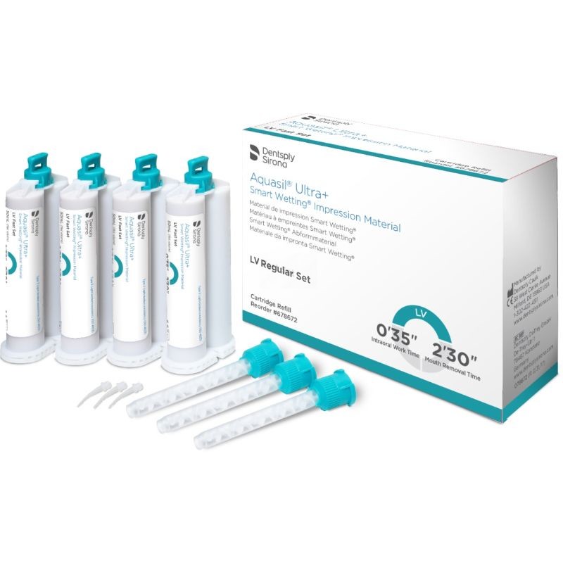 Aquasil Ultra LV Regular Set - нормального отверждения (4*50мл.), Dentsply