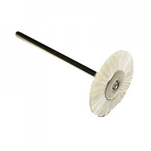 Щётка натуральная, белая, диаметр 22мм (1шт.), Songjiang sheshan